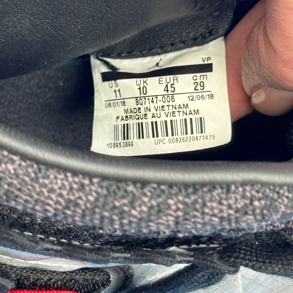 Jordan Jumpman‎ US 11 UK 10 EUR 45 Apex Utilty BQ7147-006 - 2018 - Authenticated